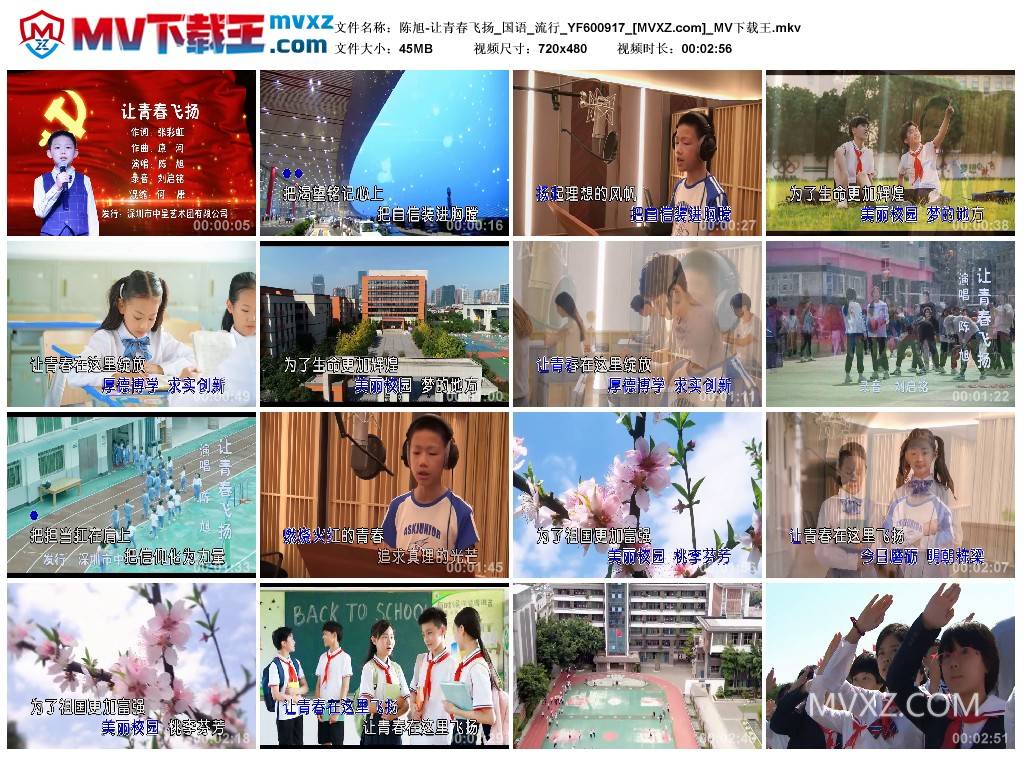 陈旭-让青春飞扬_国语_流行_YF600917